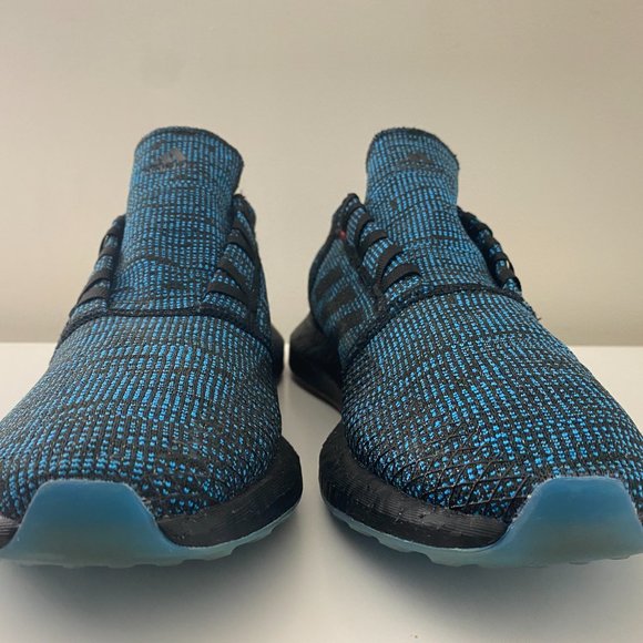 Adidas Pureboost GO Running Shoes Sneakers Blue Size 11.5 - Picture 2 of 4